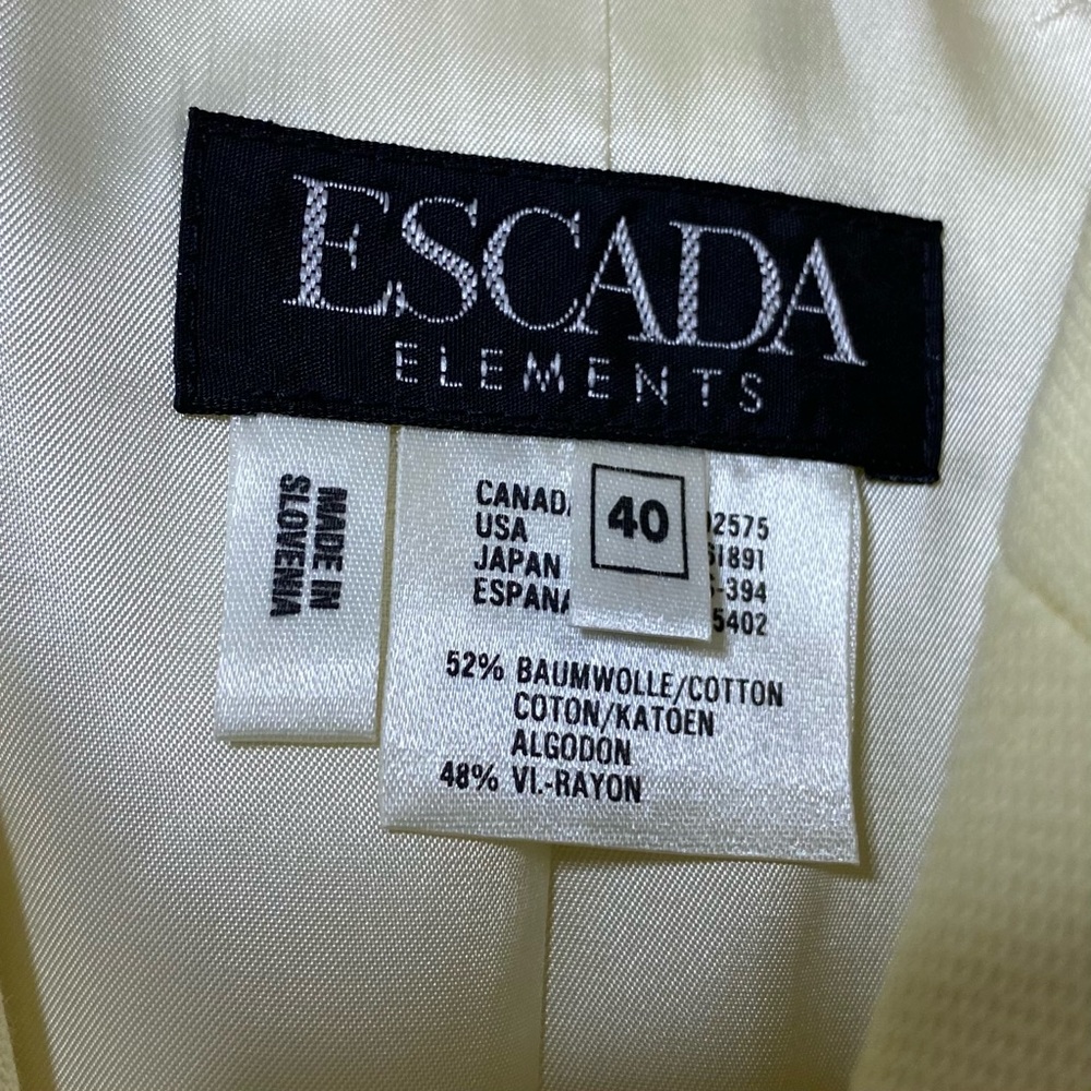 Escada Button Up Blazer Jacket - image 8